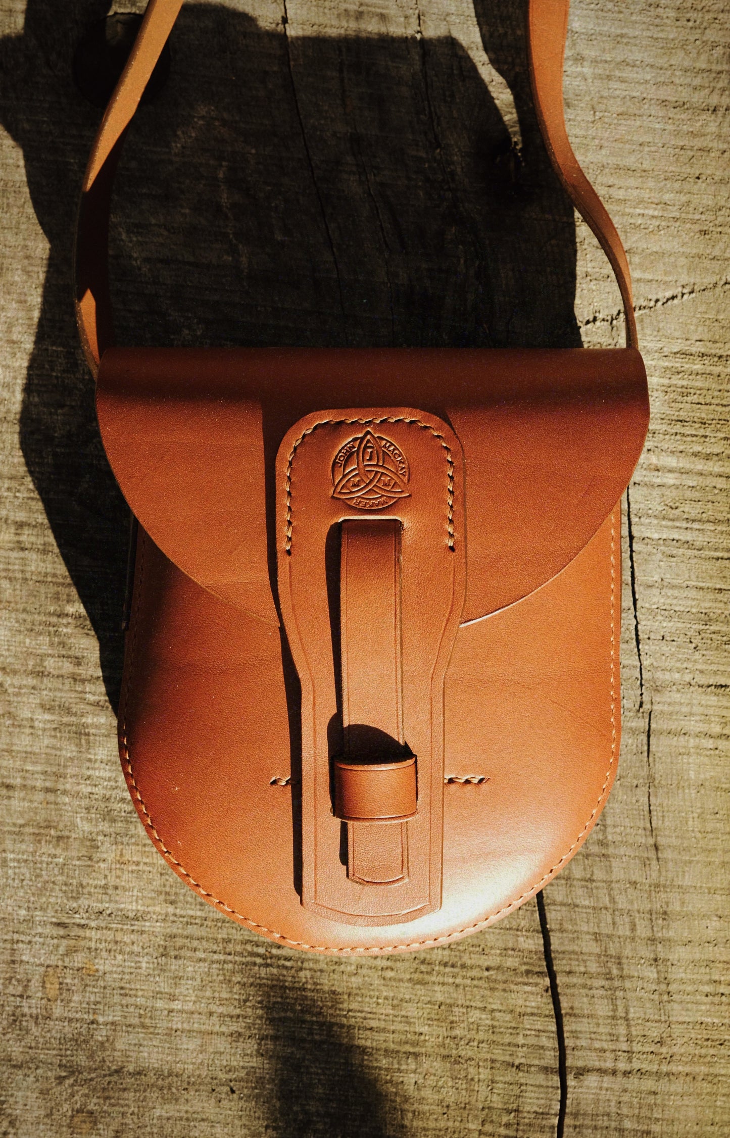 Small pouch bag handmade and hand stitched.